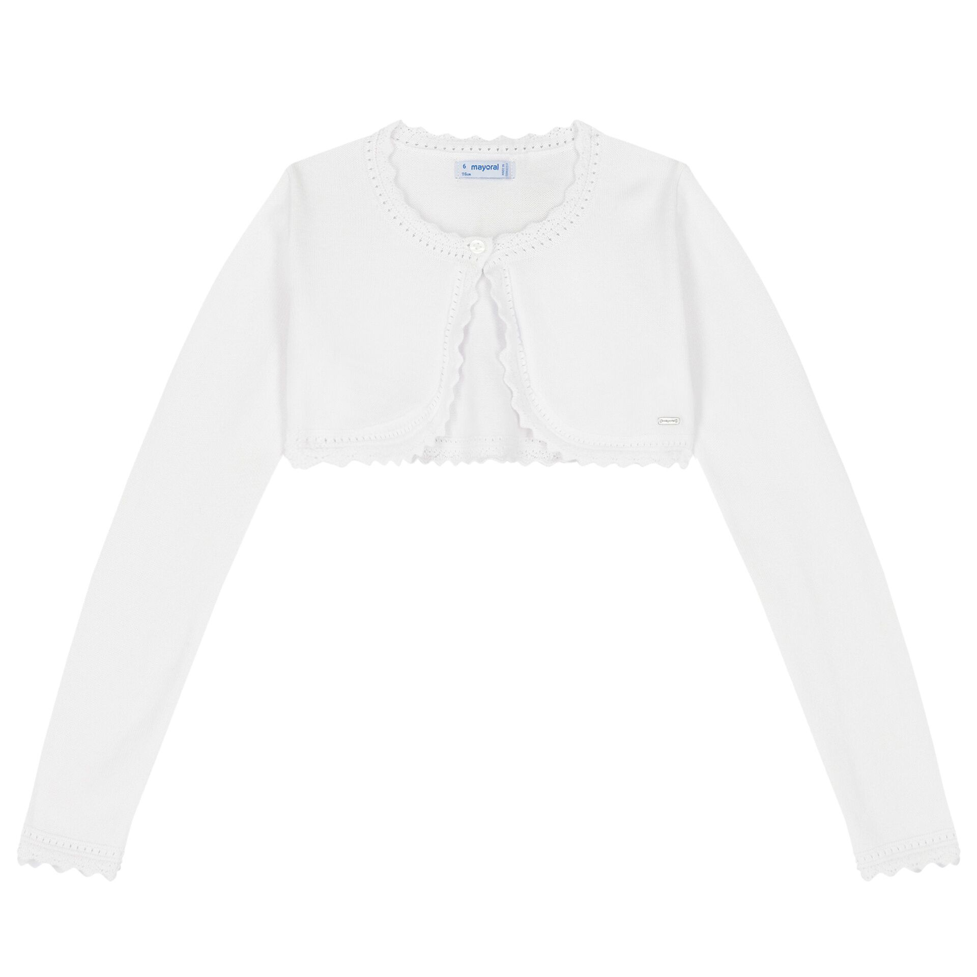 Mayoral white sale cardigan