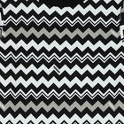 Girls Black & White Zigzag Dress, 1, hi-res