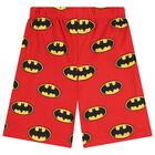 Boys Black & Red Batman Shorts Set, 1, hi-res