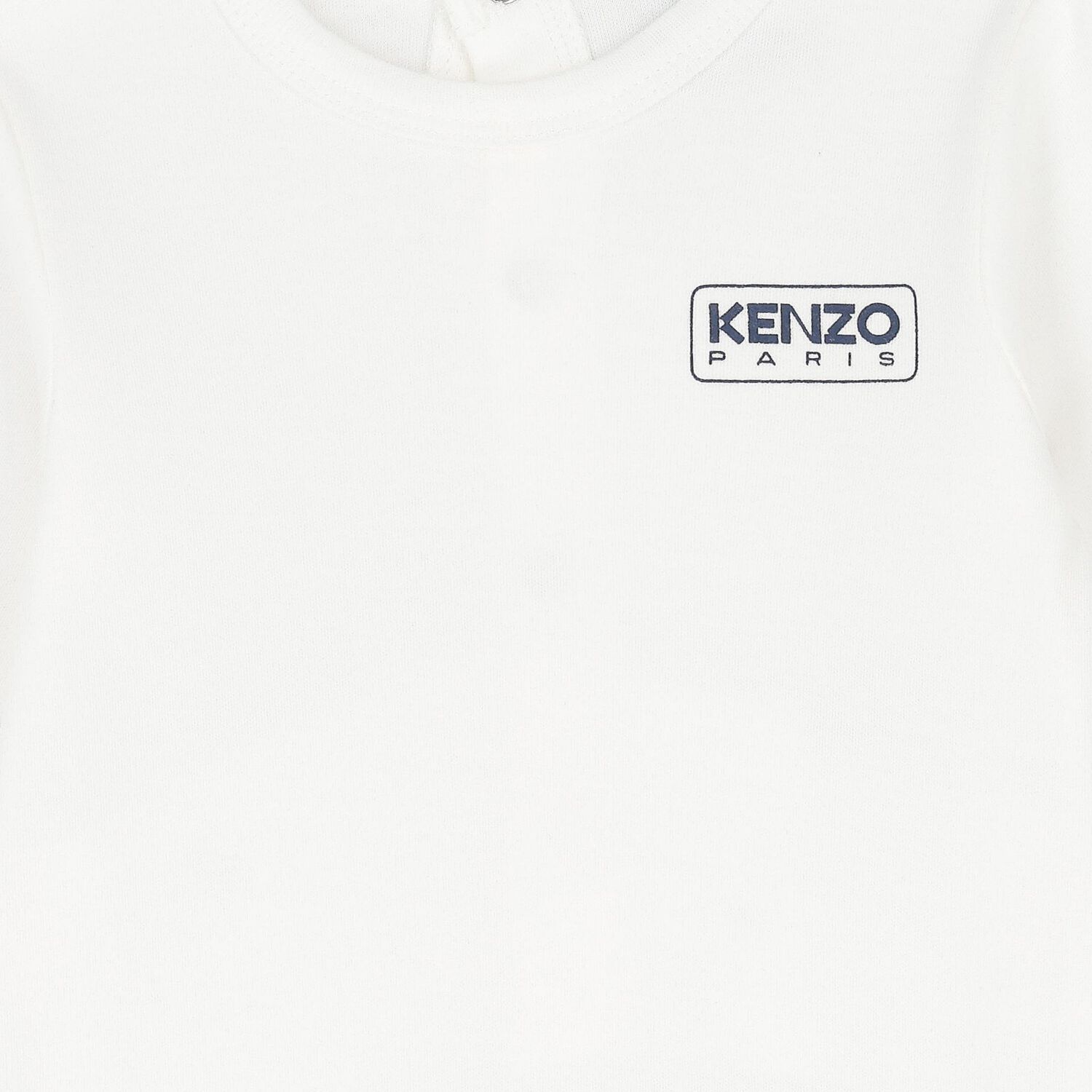 Navy Blue & White Logo Babygrows ( 2-Pack ), 1, hi-res