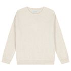 Boys Beige Knitted Jumper, 2, hi-res
