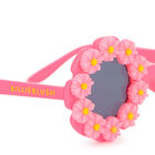 Girls Pink Flower Sunglasses, 1, hi-res
