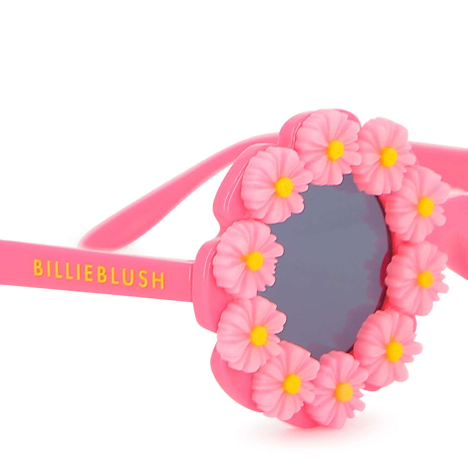 Girls Pink Flower Sunglasses, 1, hi-res