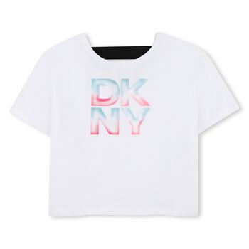Girls White Logo T-Shirt