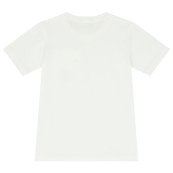 Boys White Logo T-Shirt