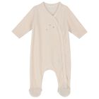 Baby Girls Pink & Ivory Logo Babygrows ( 2-Pack ), 1, hi-res