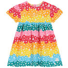 Younger Girls Multi-Colored Floral Dress, 1, hi-res