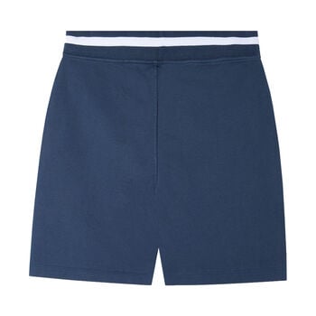 Boys Navy Crest Cotton Shorts
