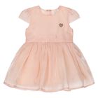Younger Girls Pink Logo Dress Set, 2, hi-res