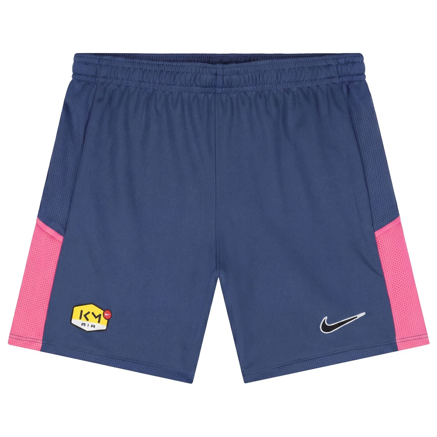 Boys Blue & Pink Mbapp&eacute; Logo Dri-Fit Shorts, 1, hi-res