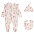 Baby Girls Pink Africa Babygrow Gift Set, 1, hi-res