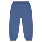 Baby Boys Ivory & Blue Dino Tracksuits ( 2 Pack ), 2, hi-res