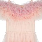 Girls Pink Tiered Tulle Dress, 1, hi-res