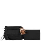 Black Logo Red Panda Baby Changing Bag ( 35cm ), 1, hi-res