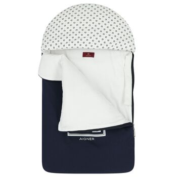 Baby Boys Navy Blue Logo Nest 