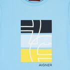 Boys Blue Logo T-Shirt, 2, hi-res