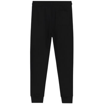 Boys Black Logo Joggers
