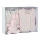 Baby Girls White & Pink Gift Set, 1, hi-res