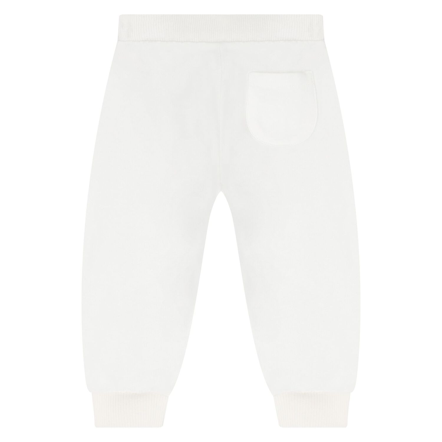 Younger White Teddy Bear Logo Tracksuit, 1, hi-res