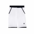 Boys White & Navy Jersey Shorts, 2, hi-res