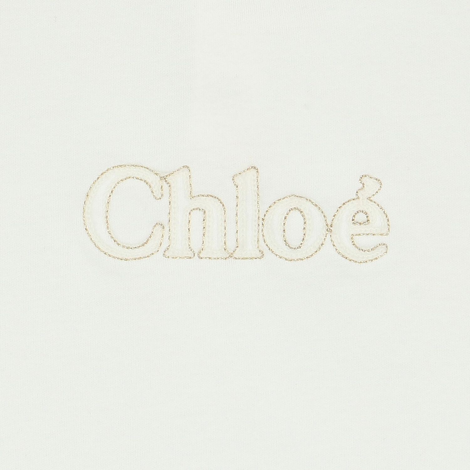 Younger Girls White Logo T-Shirt, 1, hi-res