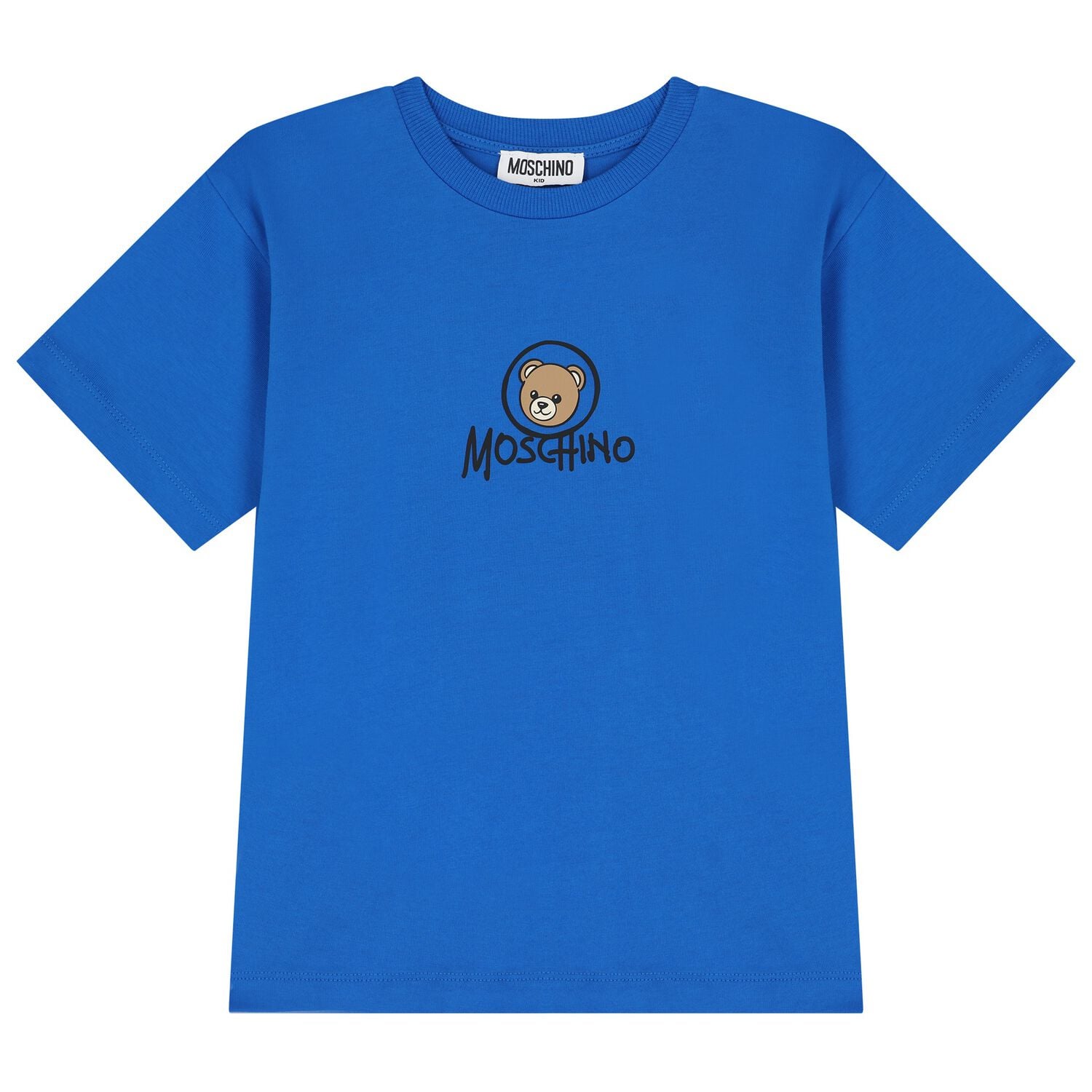 Blue Teddy Bear Logo Long Sleeve Top, 3, hi-res