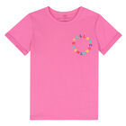 Girls Pink Logo T-shirt, 1, hi-res