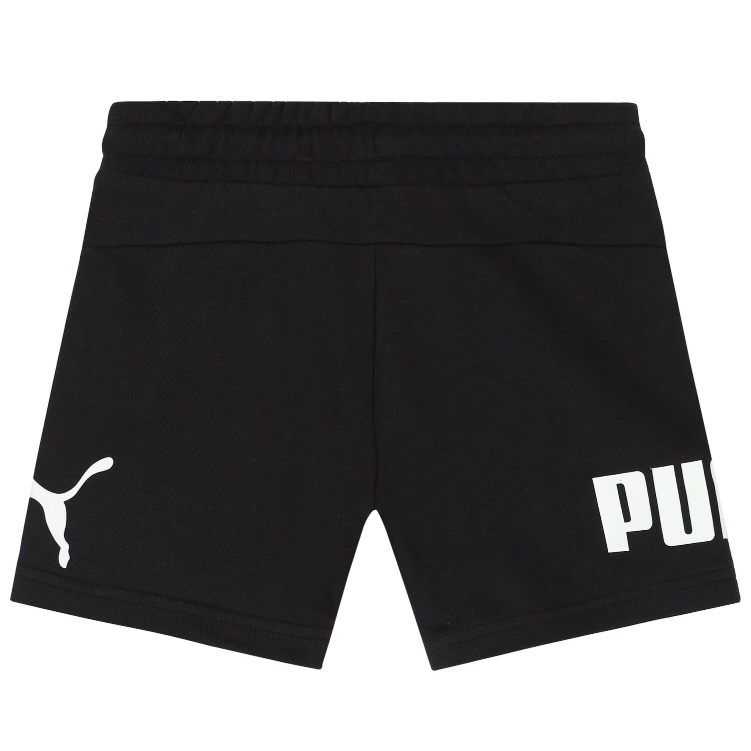Boys Black Logo Shorts, 1, hi-res