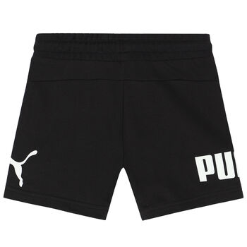 Boys Black Logo Shorts