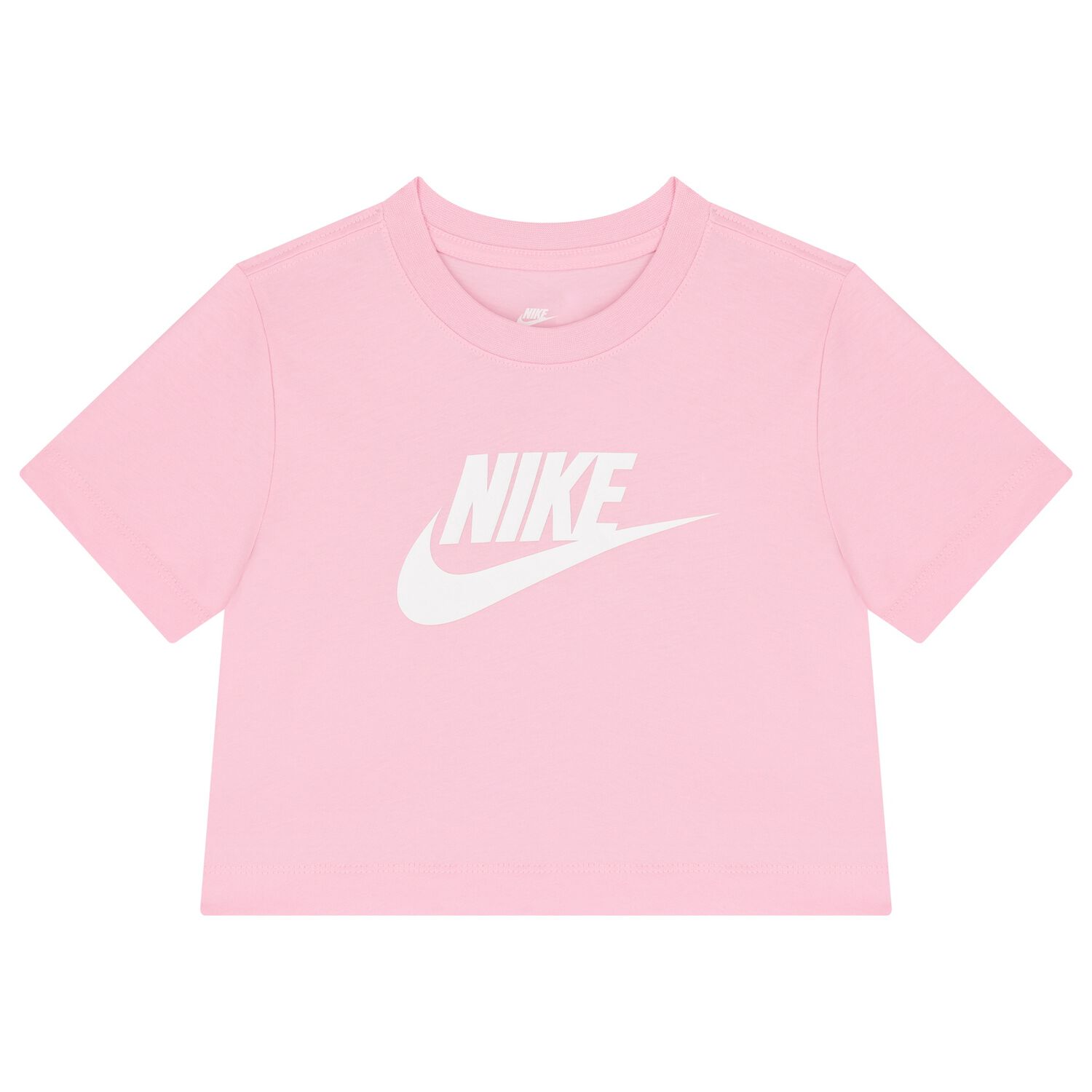 Girls Pink & White Logo T-Shirt, 3, hi-res