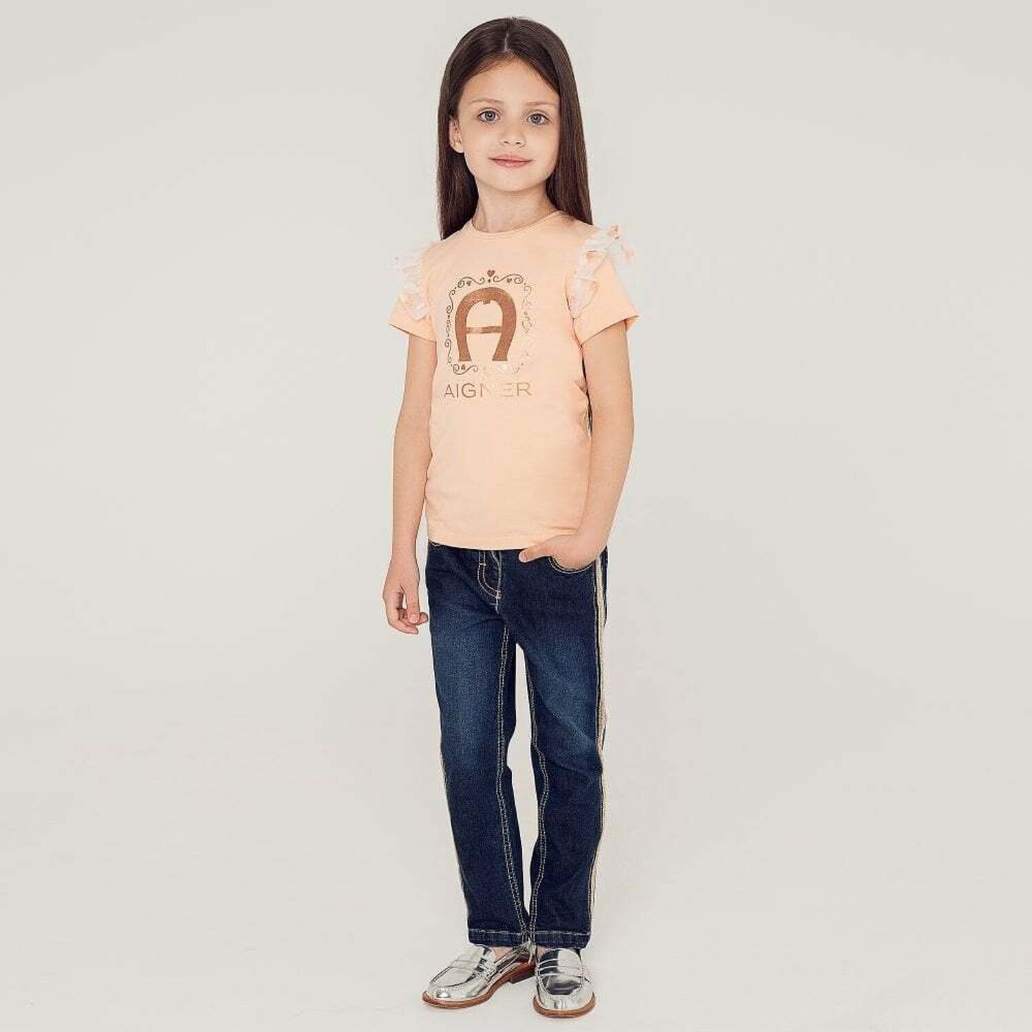 Girls Blue Jeans , 1, hi-res