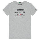 Boys Grey Logo T-Shirt, 1, hi-res