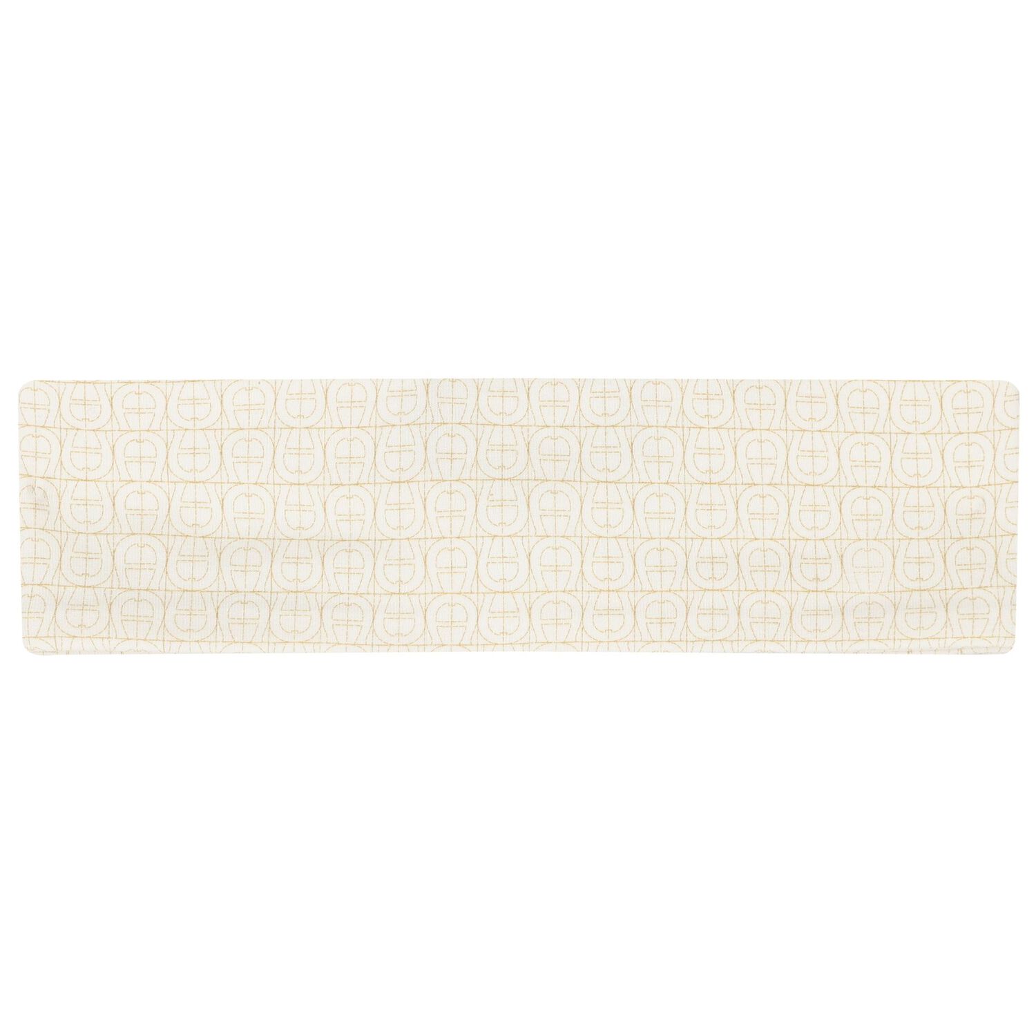 Baby Girls Ivory Logo Headband, 1, hi-res