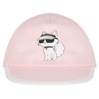 Baby Girls Pink Choupette Cap, 1, hi-res