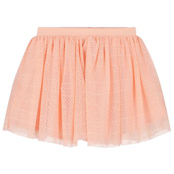 Girls Pink Tulle Skirt