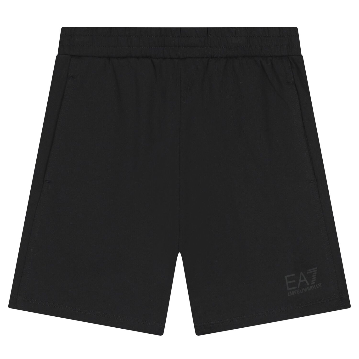Boys White & Black Logo Shorts Set, 1, hi-res