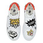 Ivory Tiger Logo Trainers, 1, hi-res