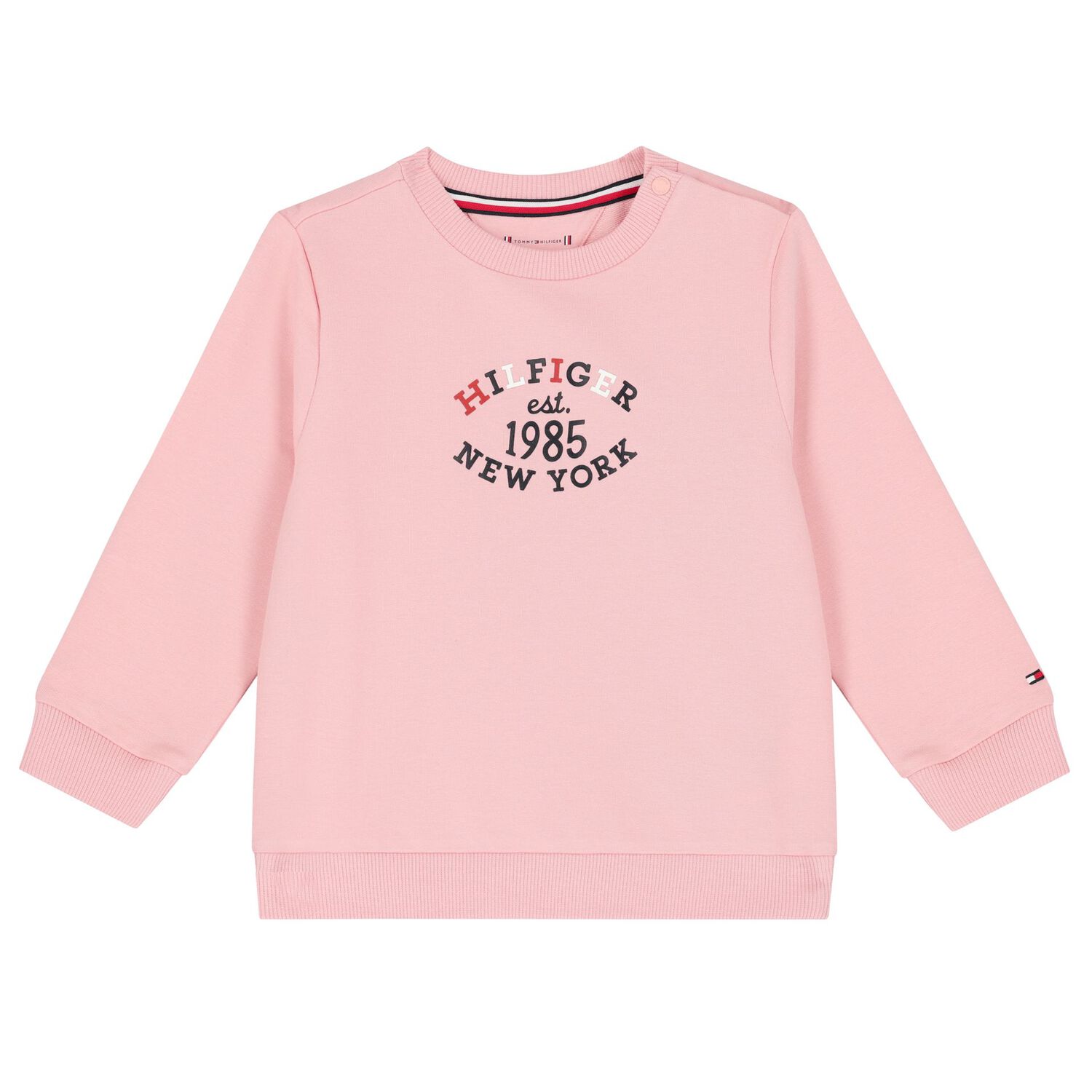 Younger Girls Pink Logo Tracksuit, 2, hi-res image number null