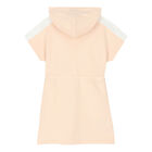 Girls Pink Logo Dress, 1, hi-res