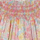 Younger Girls Blue, Yellow & Pink Liberty Dress, 2, hi-res
