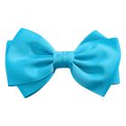 Girls Blue Bow Hairclip, 5, hi-res