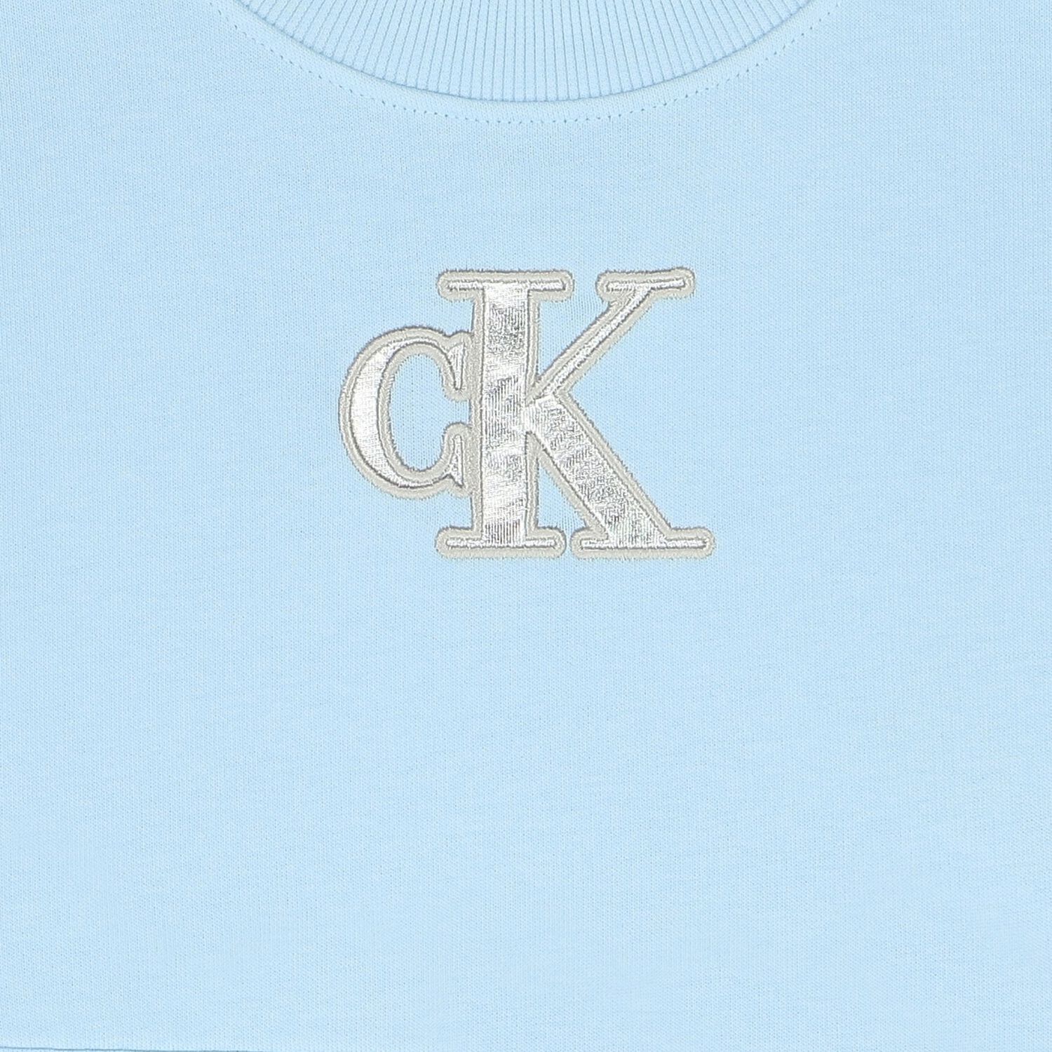 Girls Blue Logo Dress, 1, hi-res image number null