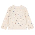 Baby Boys Ivory & Blue Dino Tracksuits ( 2 Pack ), 2, hi-res