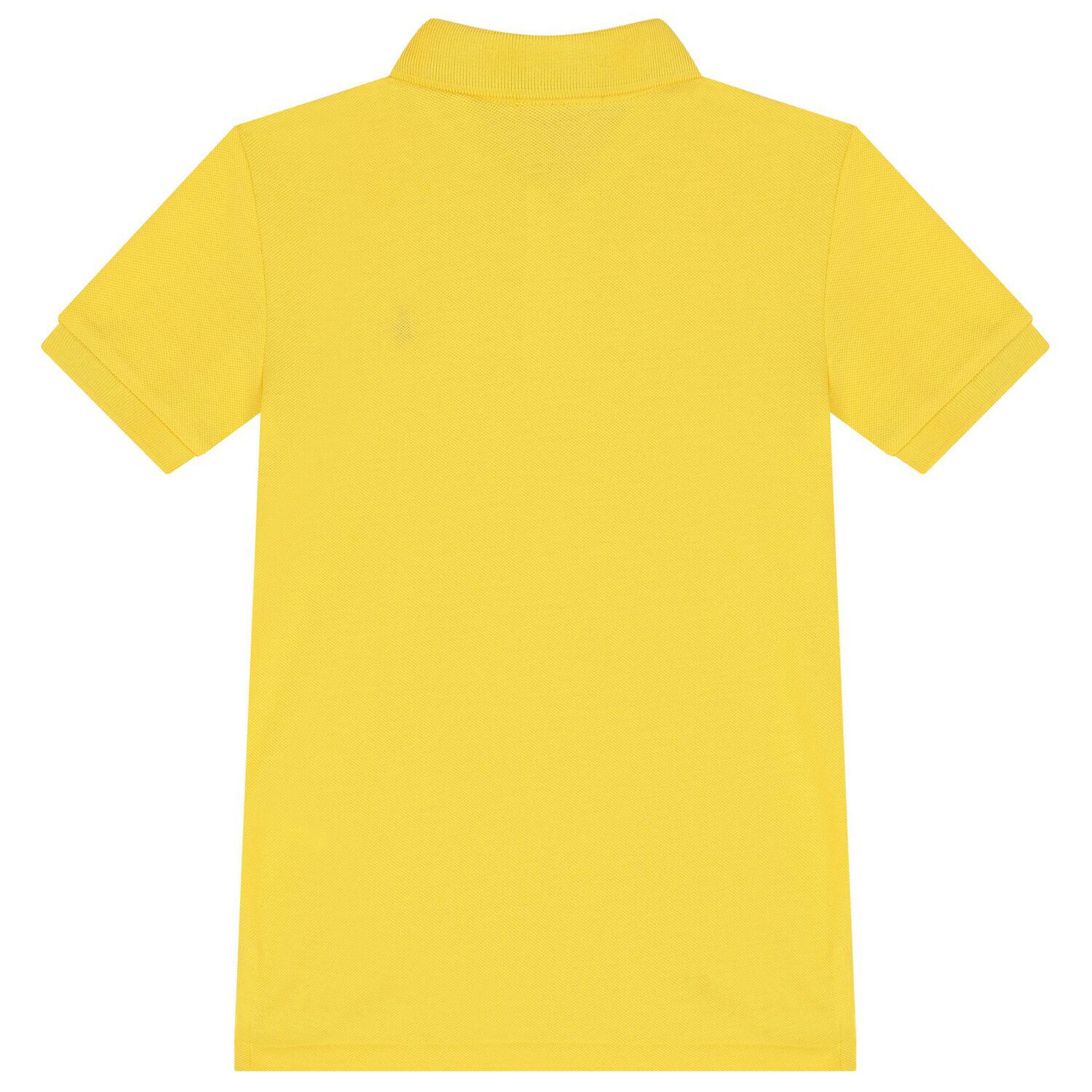 Boys Yellow Logo Polo Shirt, 1, hi-res image number null