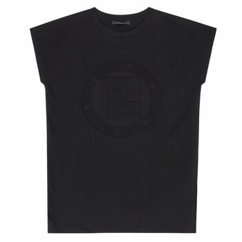 Girls Black Logo Shirt