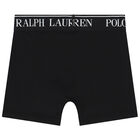 Boys Black Logo Boxer Shorts ( 2-Pack ), 1, hi-res
