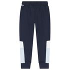 Boys Navy Blue Logo Joggers, 3, hi-res