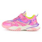 Girls Iridescent Pink Trainers, 1, hi-res