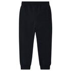 Boys Black Joggers, 1, hi-res
