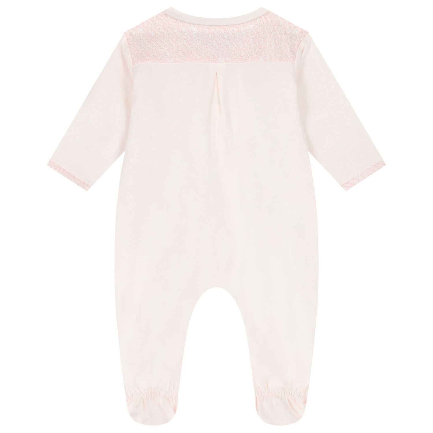 Baby Girls Pink Logo Babygrow Set, 6, hi-res